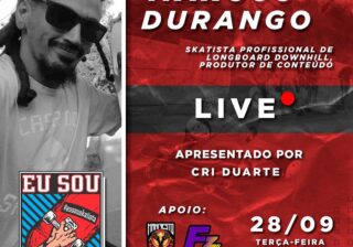 Live Marcos Durango no Canal Eu Sou Skatista Live Marcos Durango no Canal Eu Sou Skatista