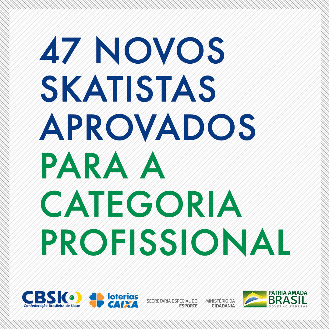 Brasileiro de Street distribuirá mais de R$ 100 mil em premiação aos  skatistas profissionais - Notícia :: CBSK - CONFEDERAÇÃO BRASILEIRA DE  SKATEBOARDING