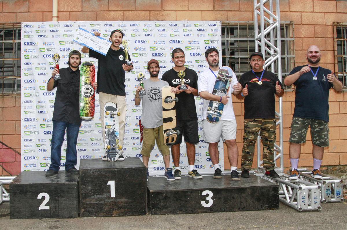 Podium Profissional Brasileiro Freestyle Contest Loterias Caixa 2022